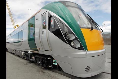 Iarnród Éireann Class 22000 diesel multiple-unit.